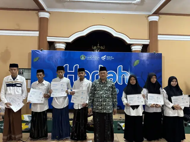 Santri penerima sertifikat lebih dari satu kategori