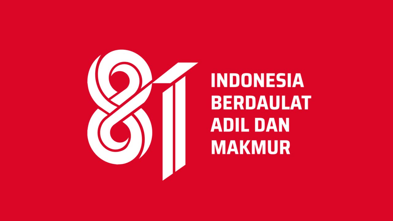 Logo resmi HUT ke-81 RI